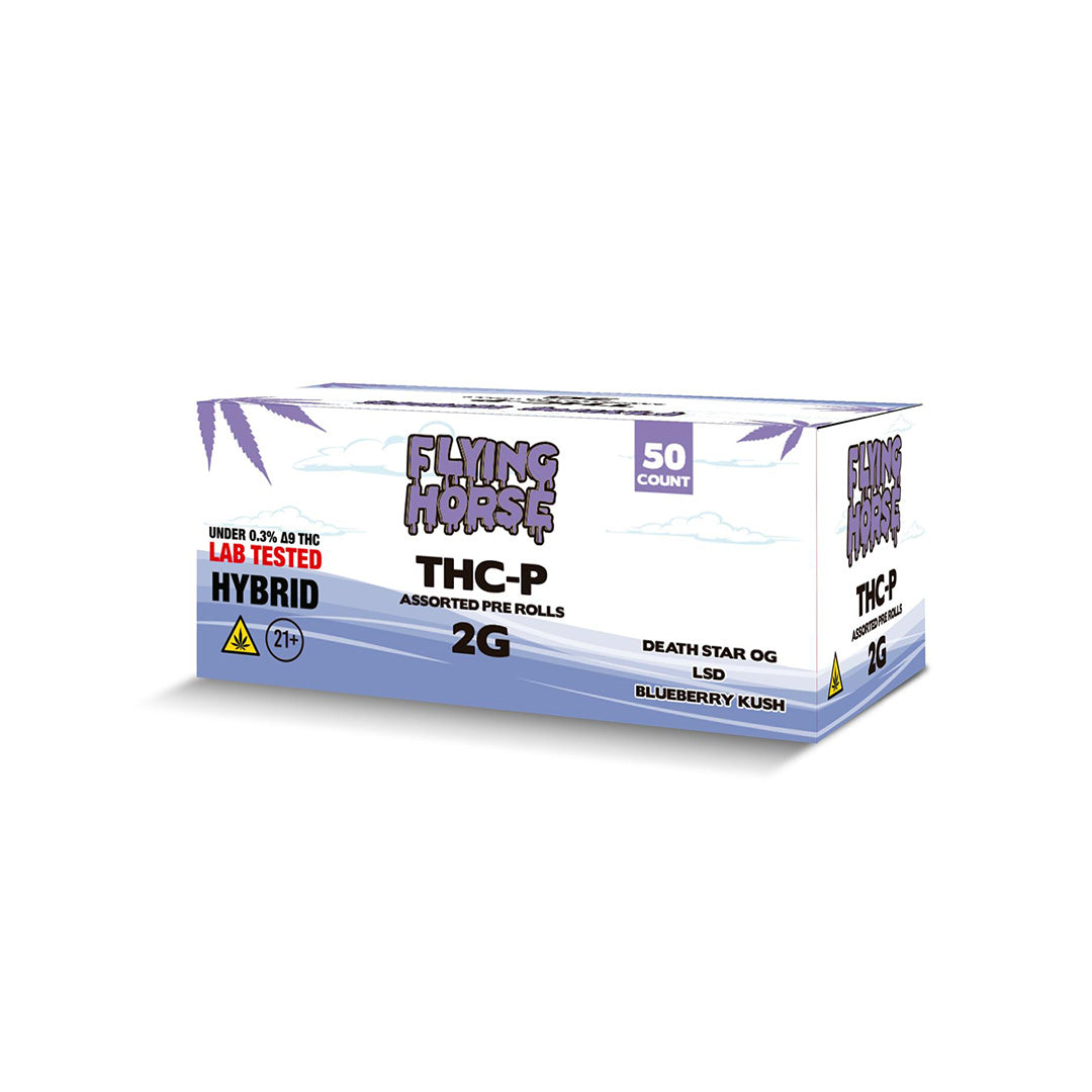 FLYING HORSE THCP TUBE 2GM PREROLL 50CT/BX