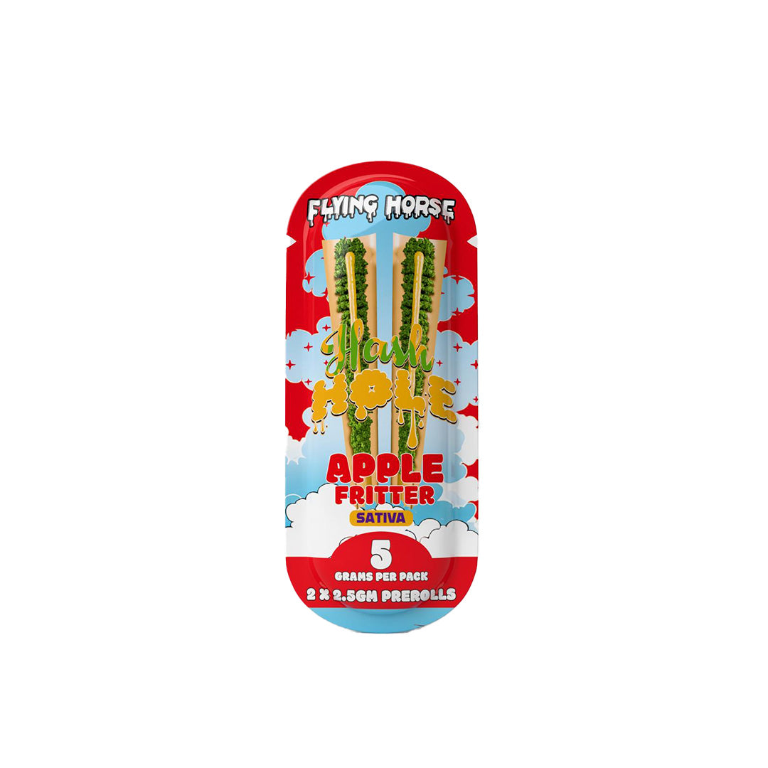 FLYING HORSE HASH HOLE PREROLL 2PK 5CT/BX