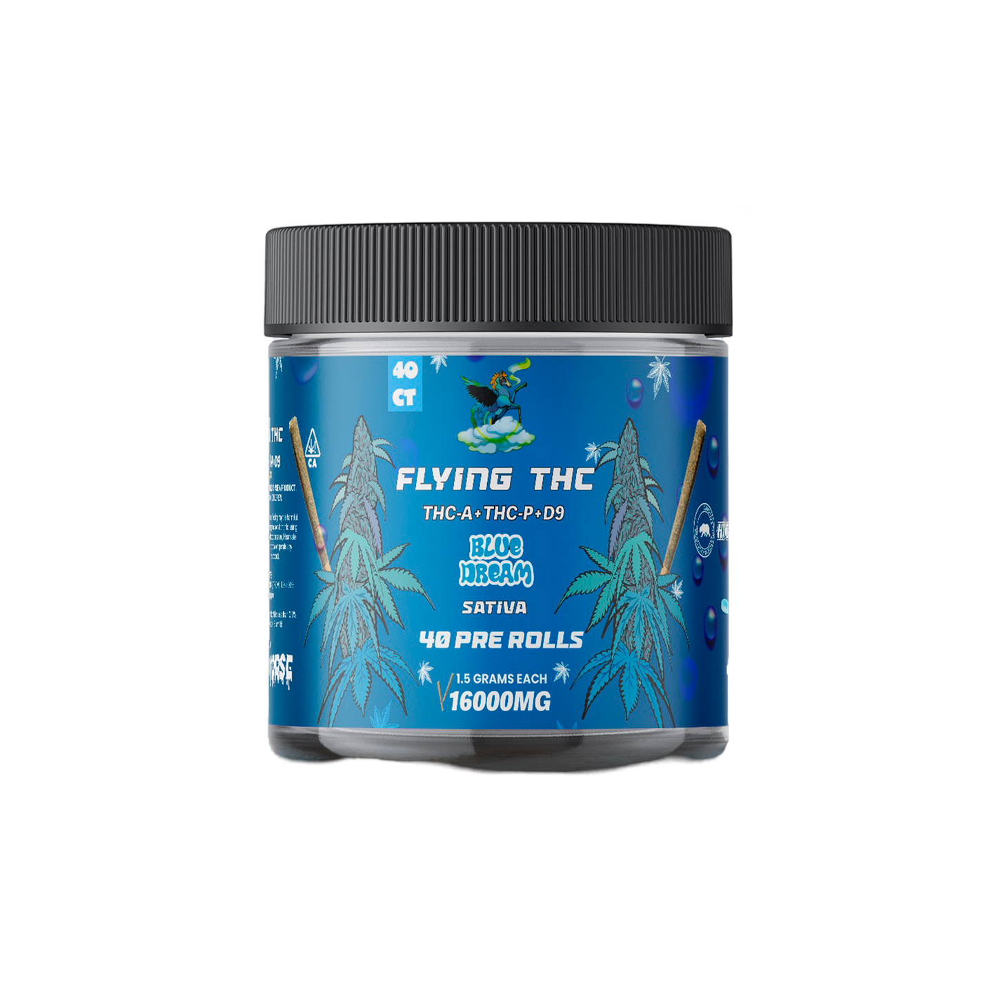 FLYING THC PREROLL 40CT/JAR