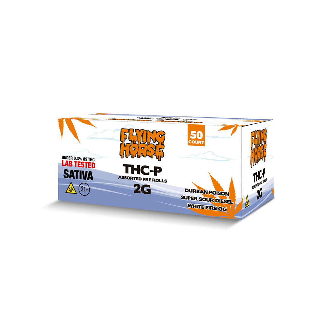 FLYING HORSE THCP TUBE 2GM PREROLL 50CT/BX