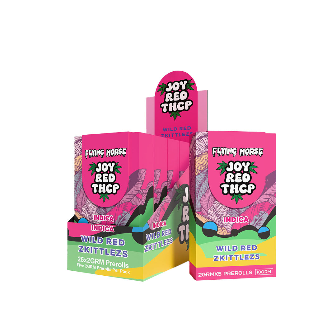 FLYING HORSE JOY RED THCP PREROLL 5PK