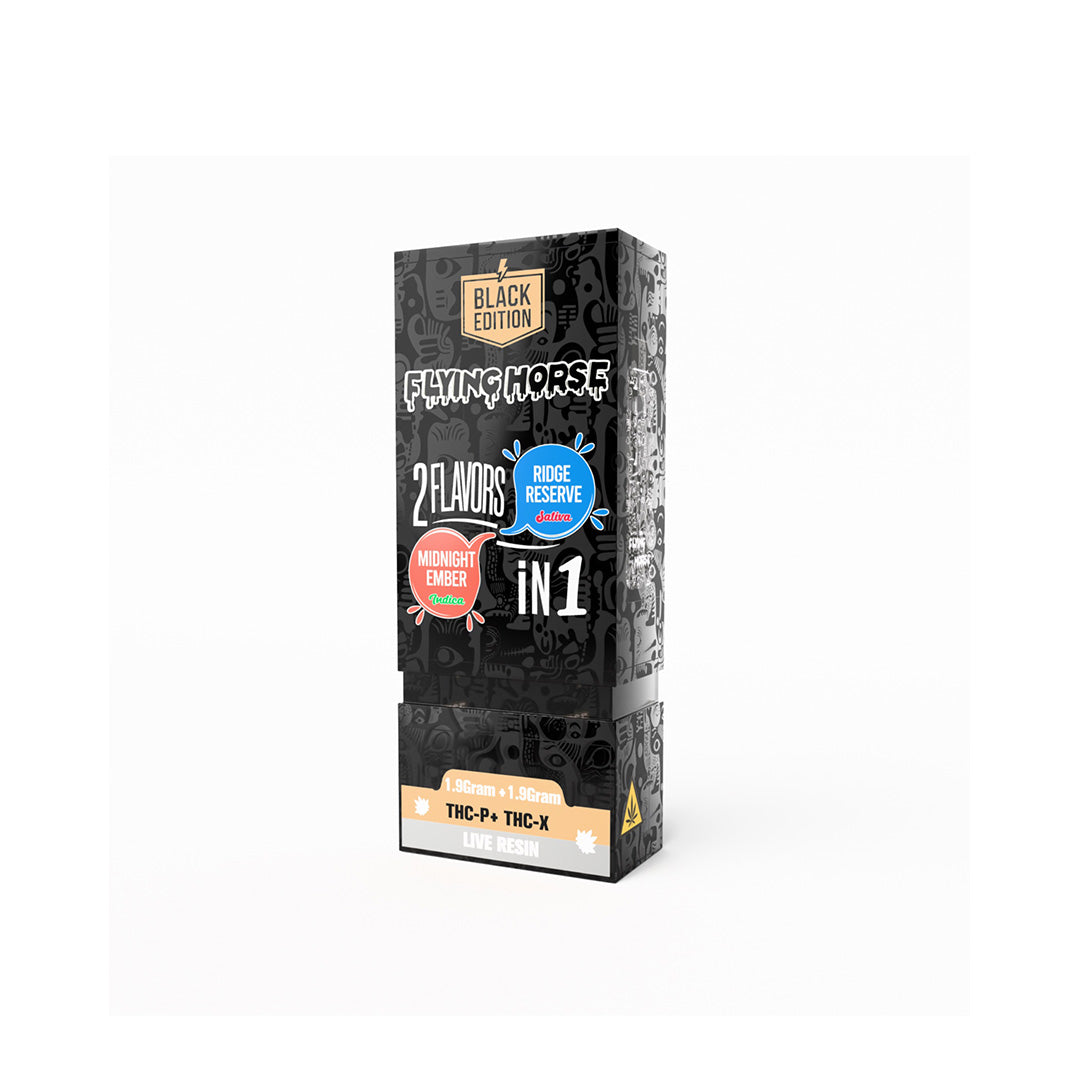 FLYING HORSE BLACK EDITION 3.8GM - 3 FLAVORS IN 1