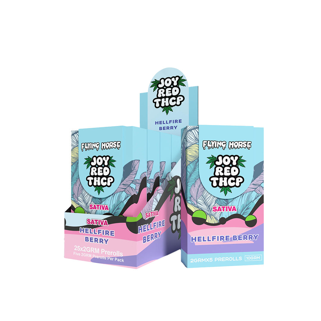 FLYING HORSE JOY RED THCP PREROLL 5PK