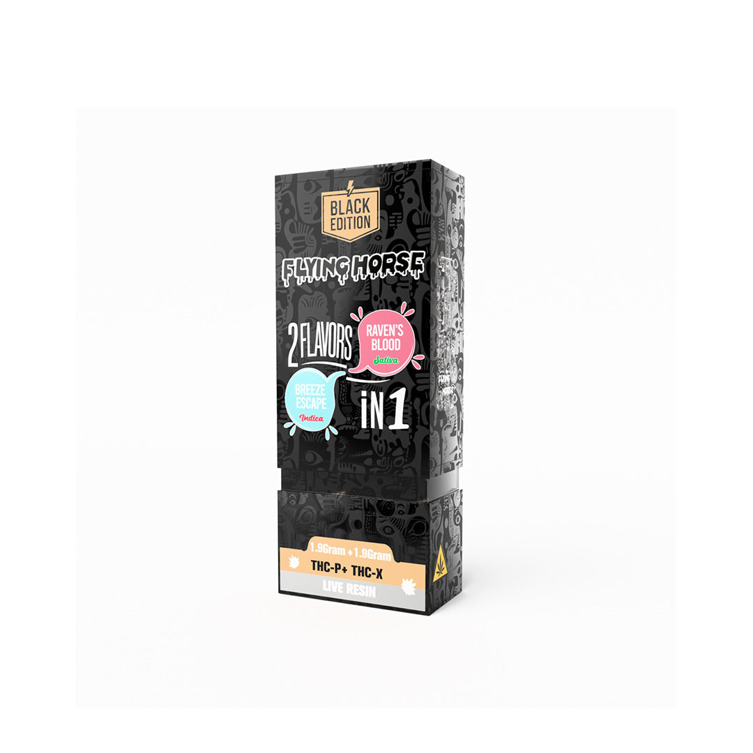 FLYING HORSE BLACK EDITION 3.8GM - 3 FLAVORS IN 1