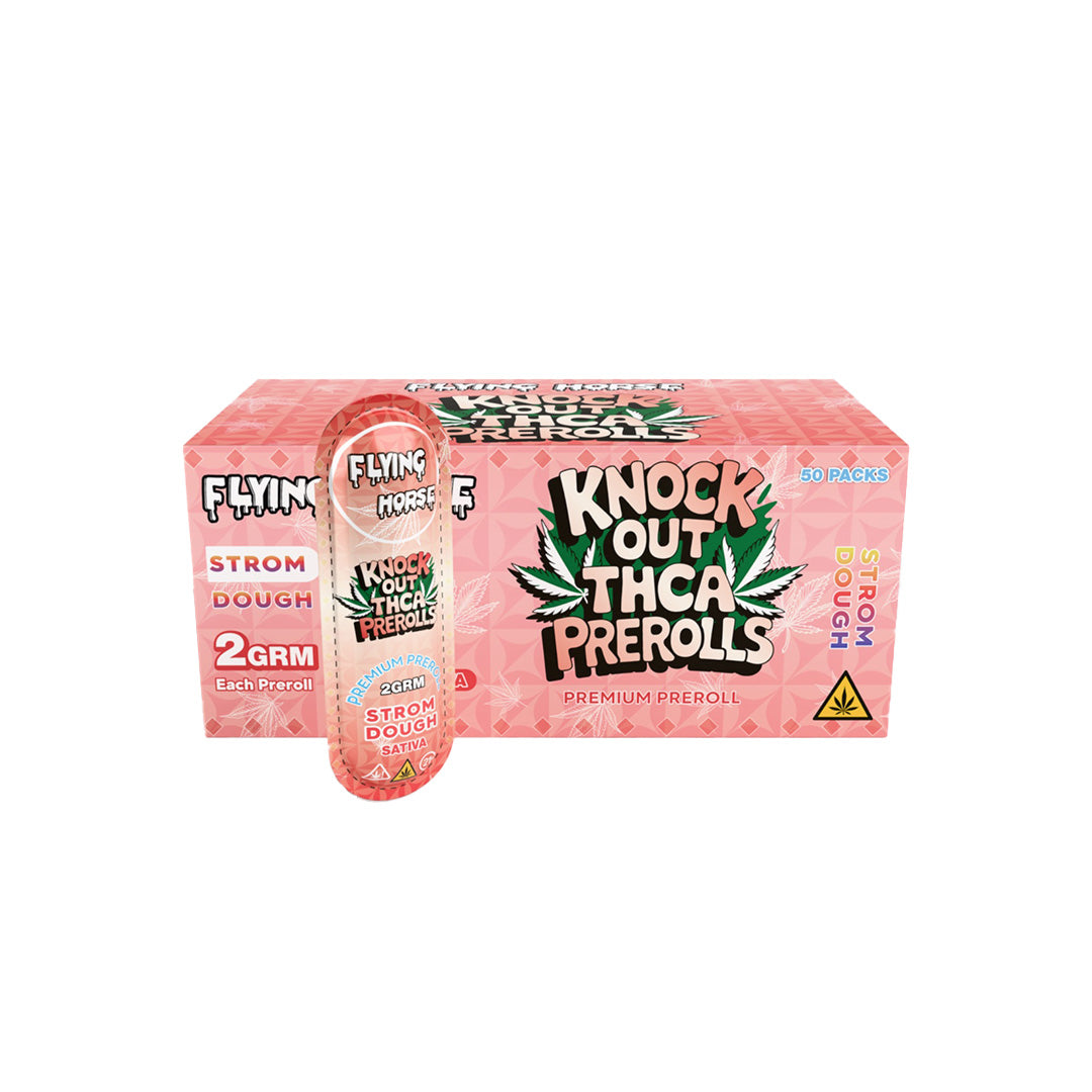 FLYING HORSE KNOCK OUT THCA 2GM PREROLL 50CT/BX