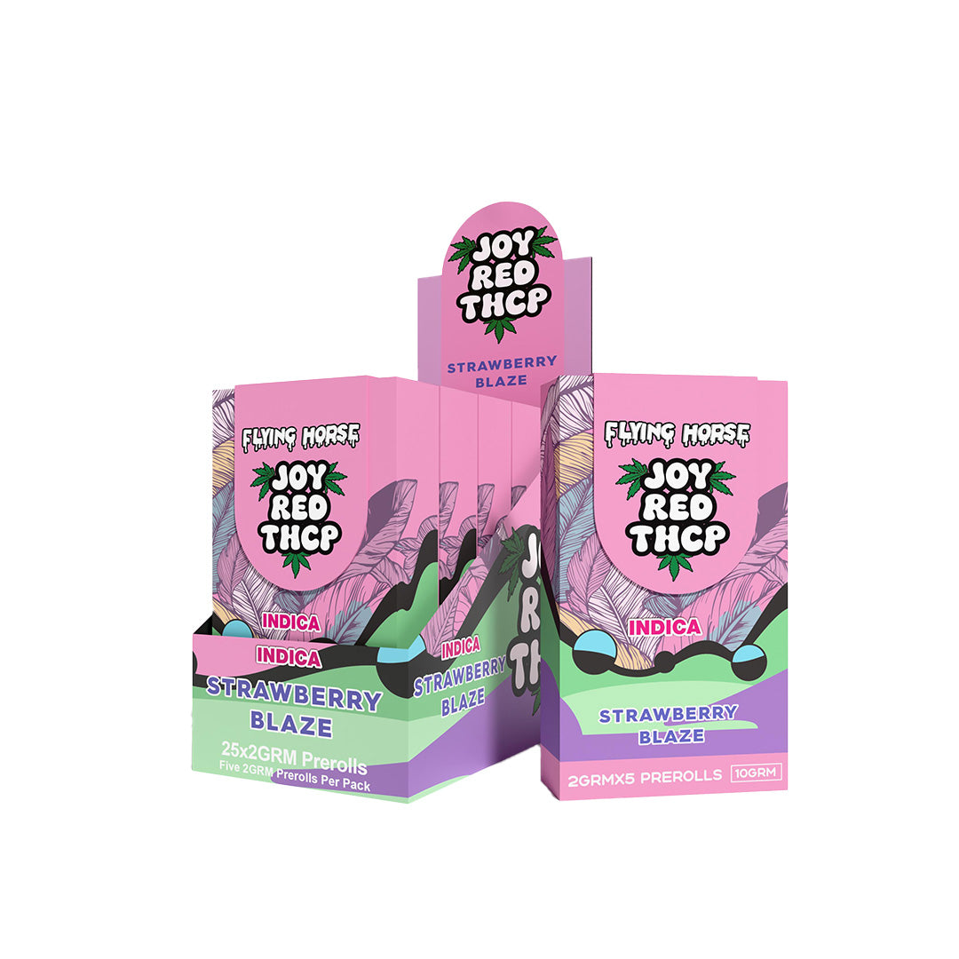 FLYING HORSE JOY RED THCP PREROLL 5PK