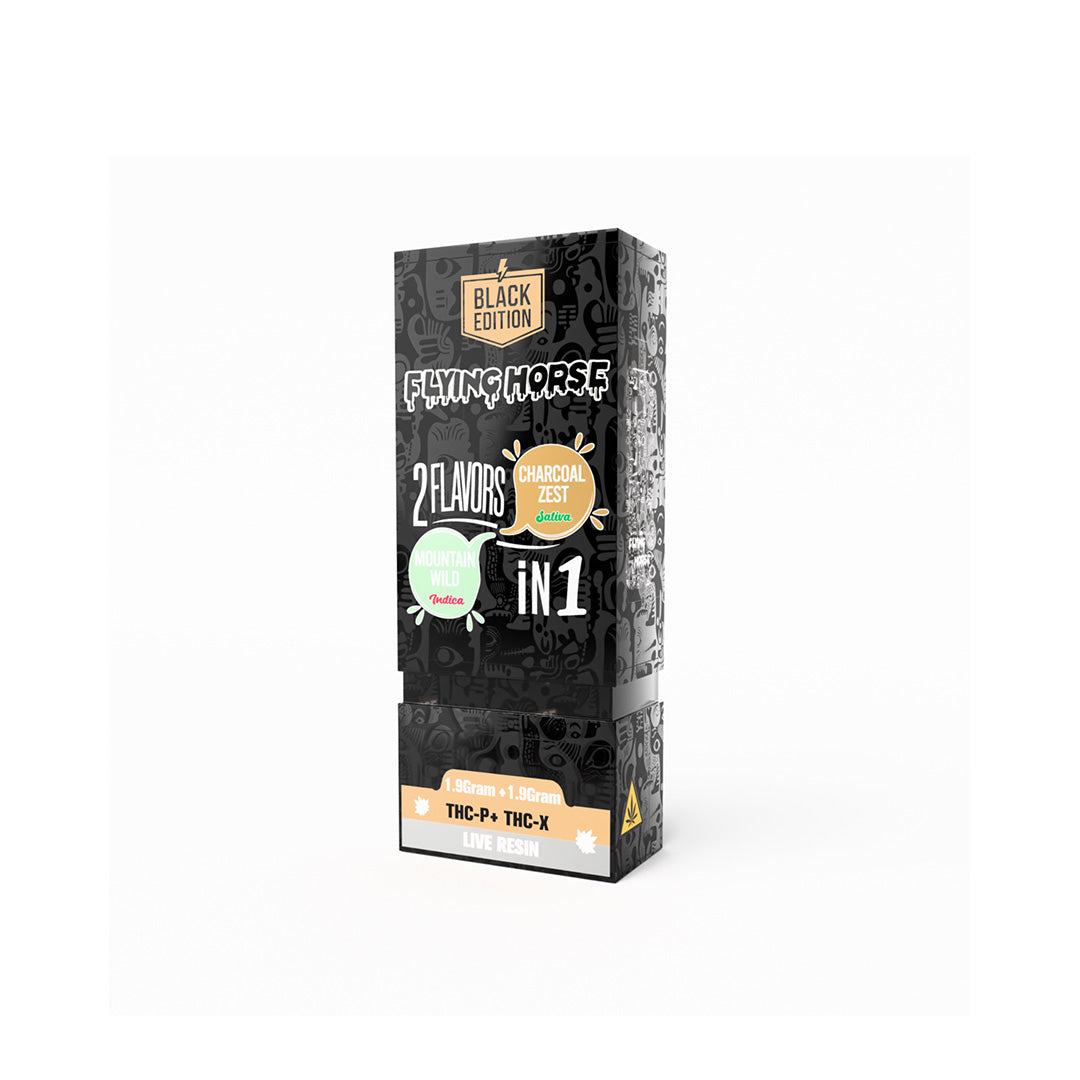FLYING HORSE BLACK EDITION 3.8GM - 3 FLAVORS IN 1