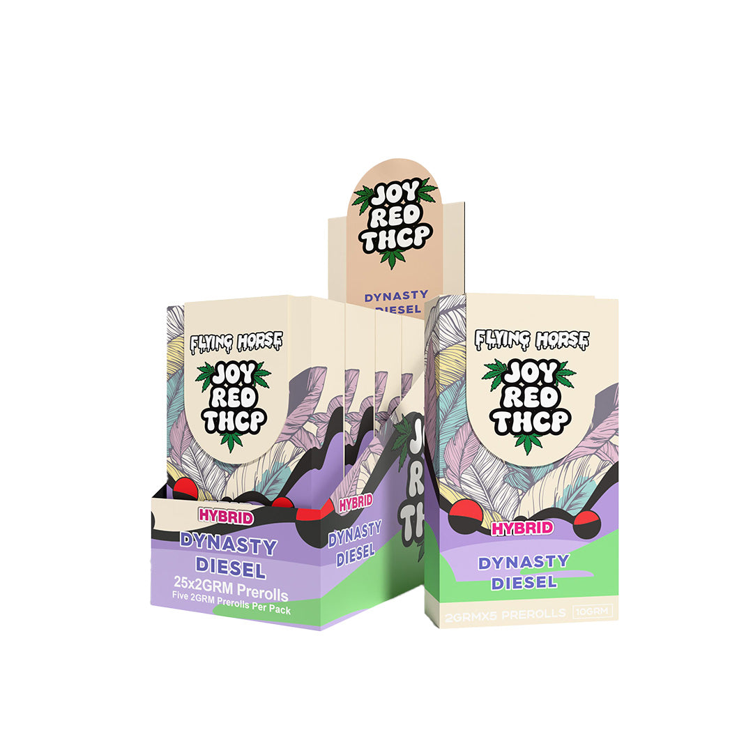 FLYING HORSE JOY RED THCP PREROLL 5PK