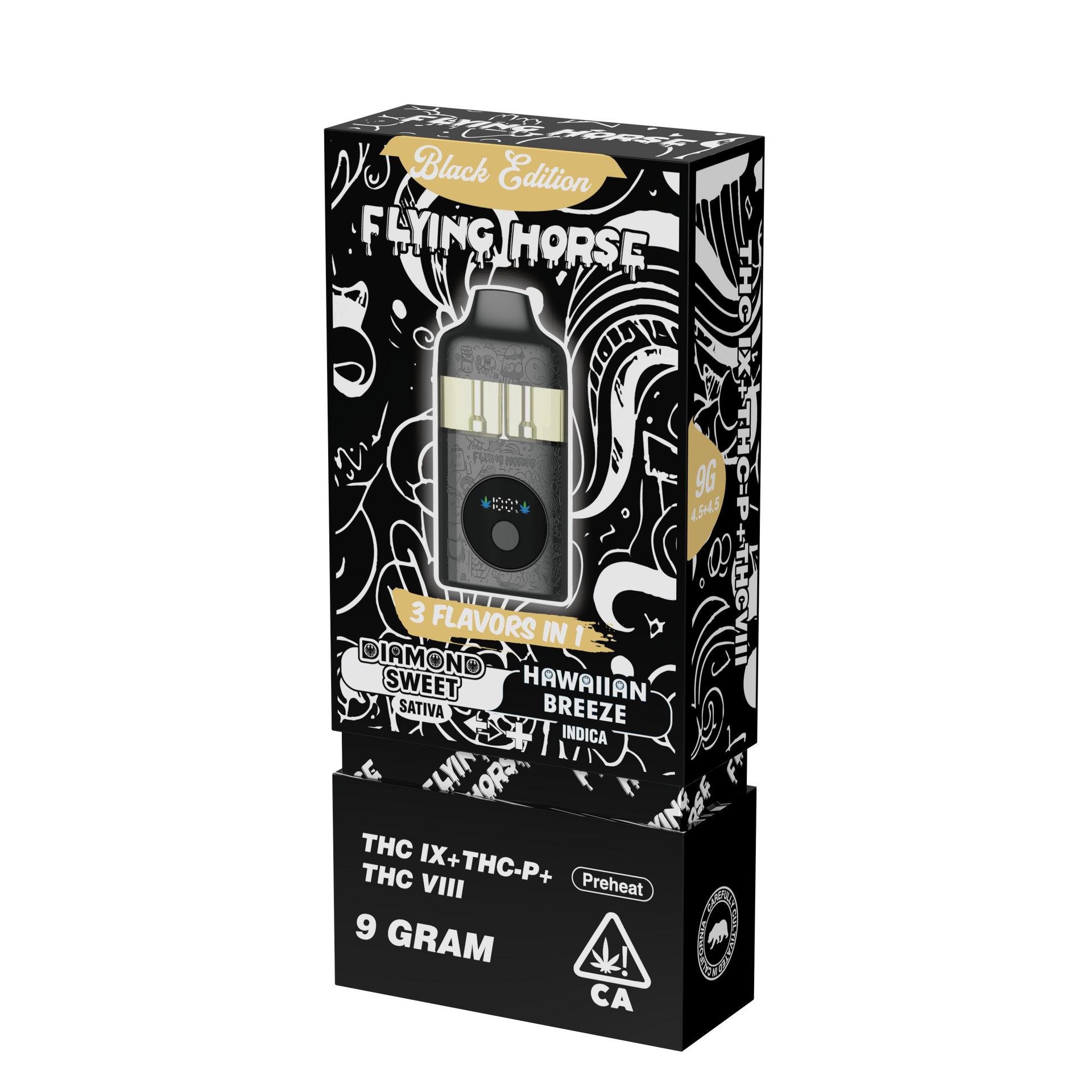Black Edition 9GM | 3 flavor in 1 Flying Horse Black Edition 9GM | 3 flavor in 1 Flying Horse