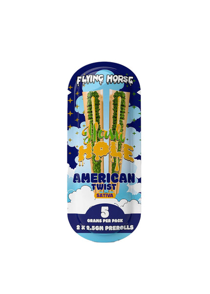 FLYING HORSE HASH HOLE PREROLL 2PK 5CT/BX