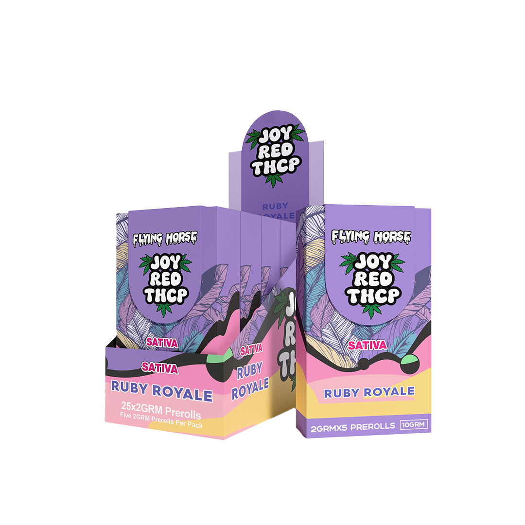 FLYING HORSE JOY RED THCP PREROLL 5PK