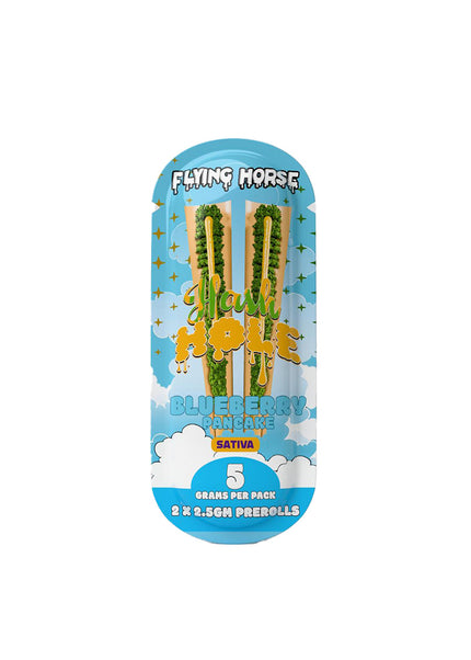 FLYING HORSE HASH HOLE PREROLL 2PK 5CT/BX