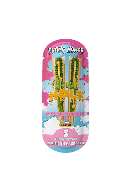 FLYING HORSE HASH HOLE PREROLL 2PK 5CT/BX