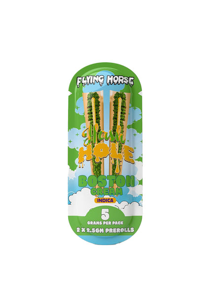 FLYING HORSE HASH HOLE PREROLL 2PK 5CT/BX
