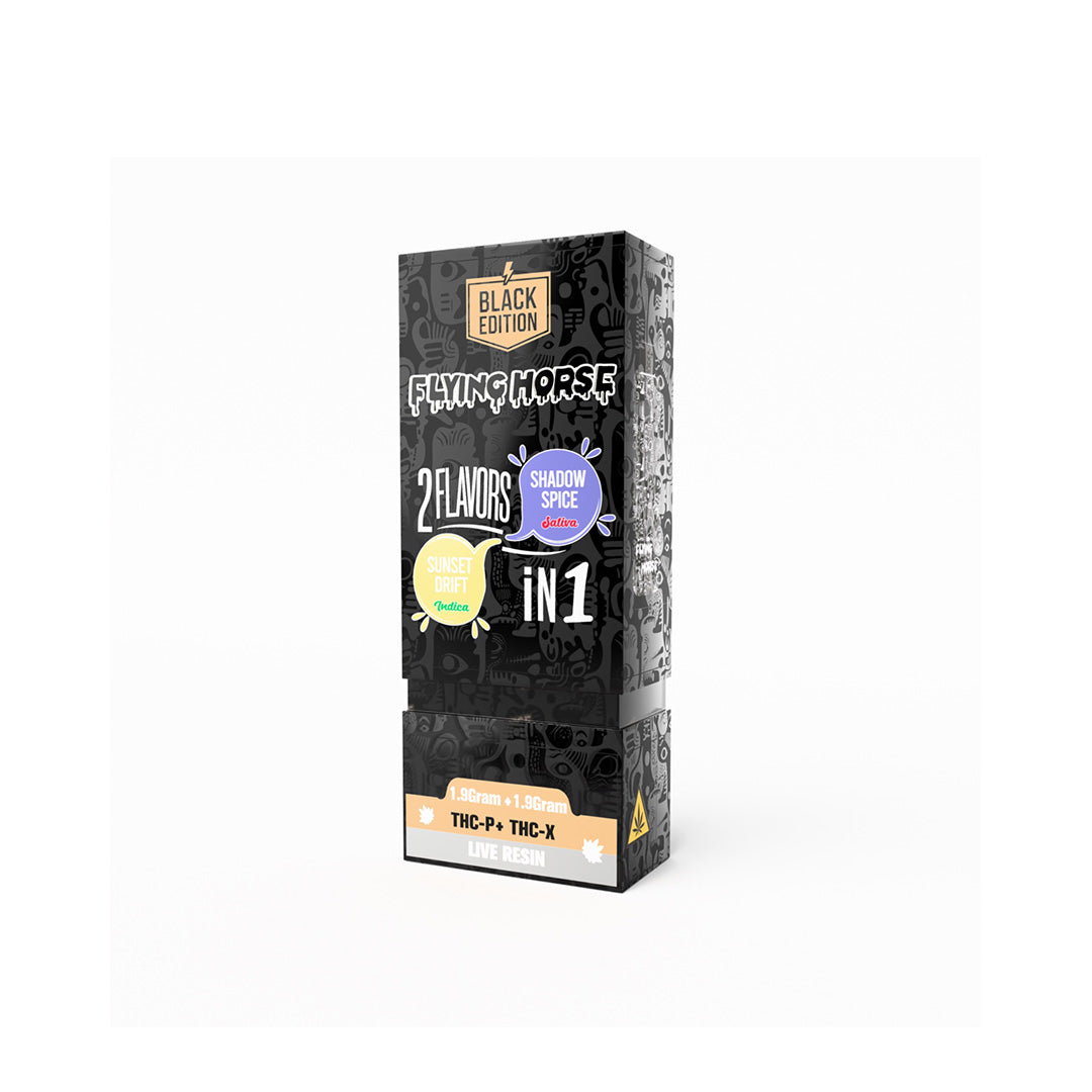 FLYING HORSE BLACK EDITION 3.8GM - 3 FLAVORS IN 1
