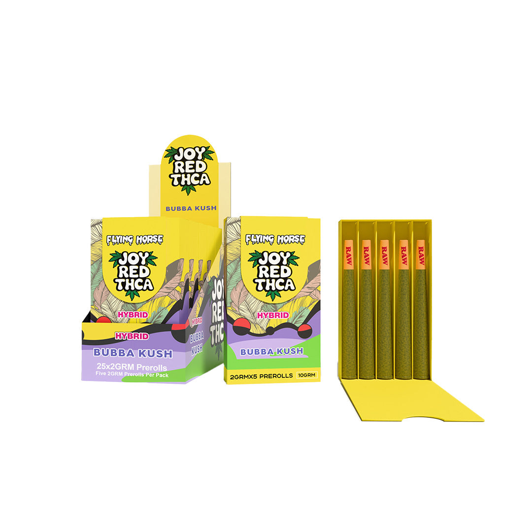 FLYING HORSE JOY RED THCA PREROLL 5PK 5CT/BX – Flying Horse