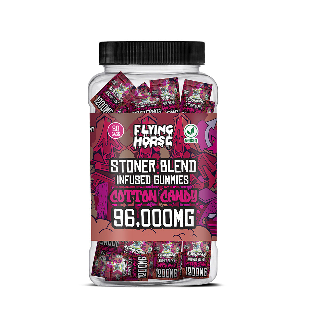 Stoner Blend 96000MG Gummies 80CT/Jar