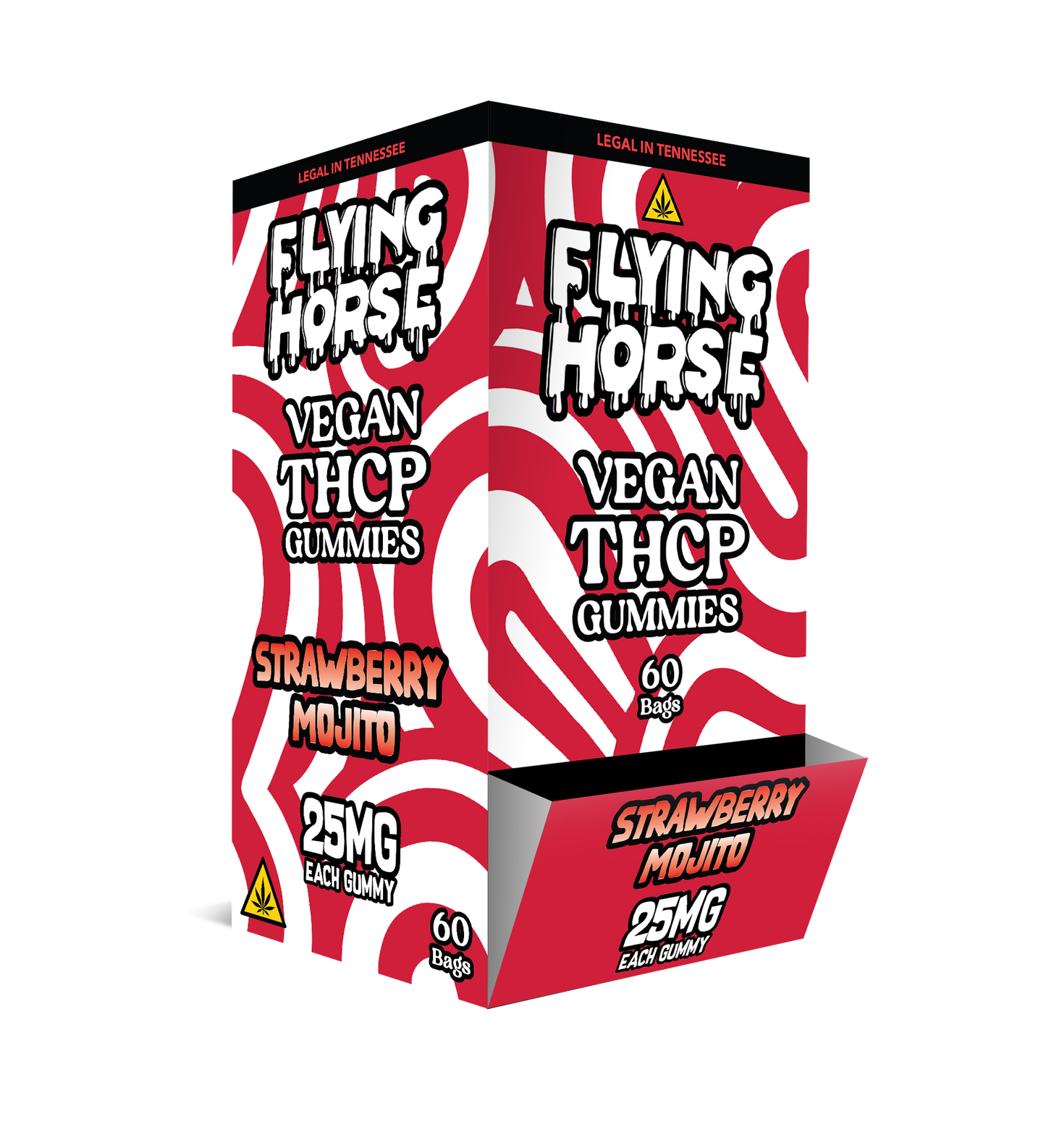 FLYING HORSE VEGAN THCP 25MG 60CT/BX