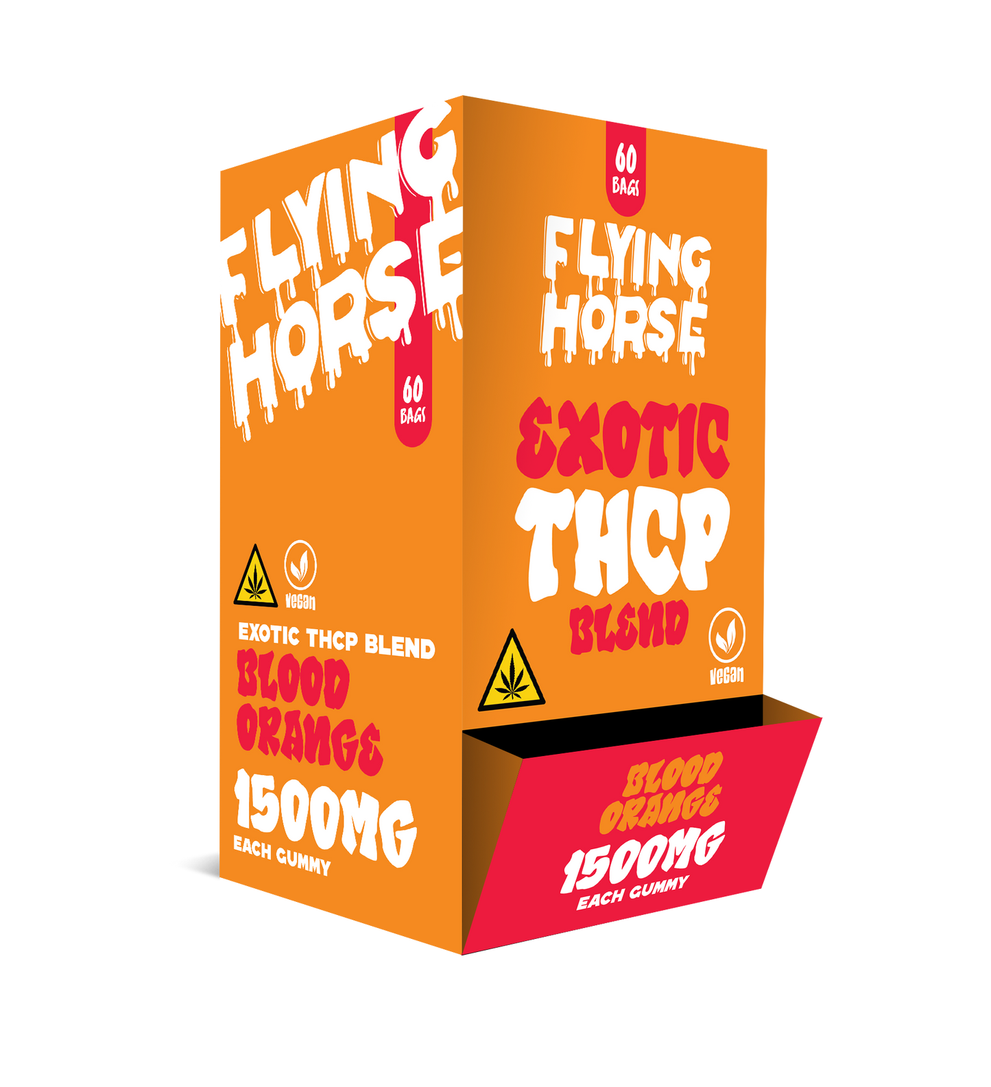 FLYING HORSE EXOTIC THCP 1500MG 60CT/BX