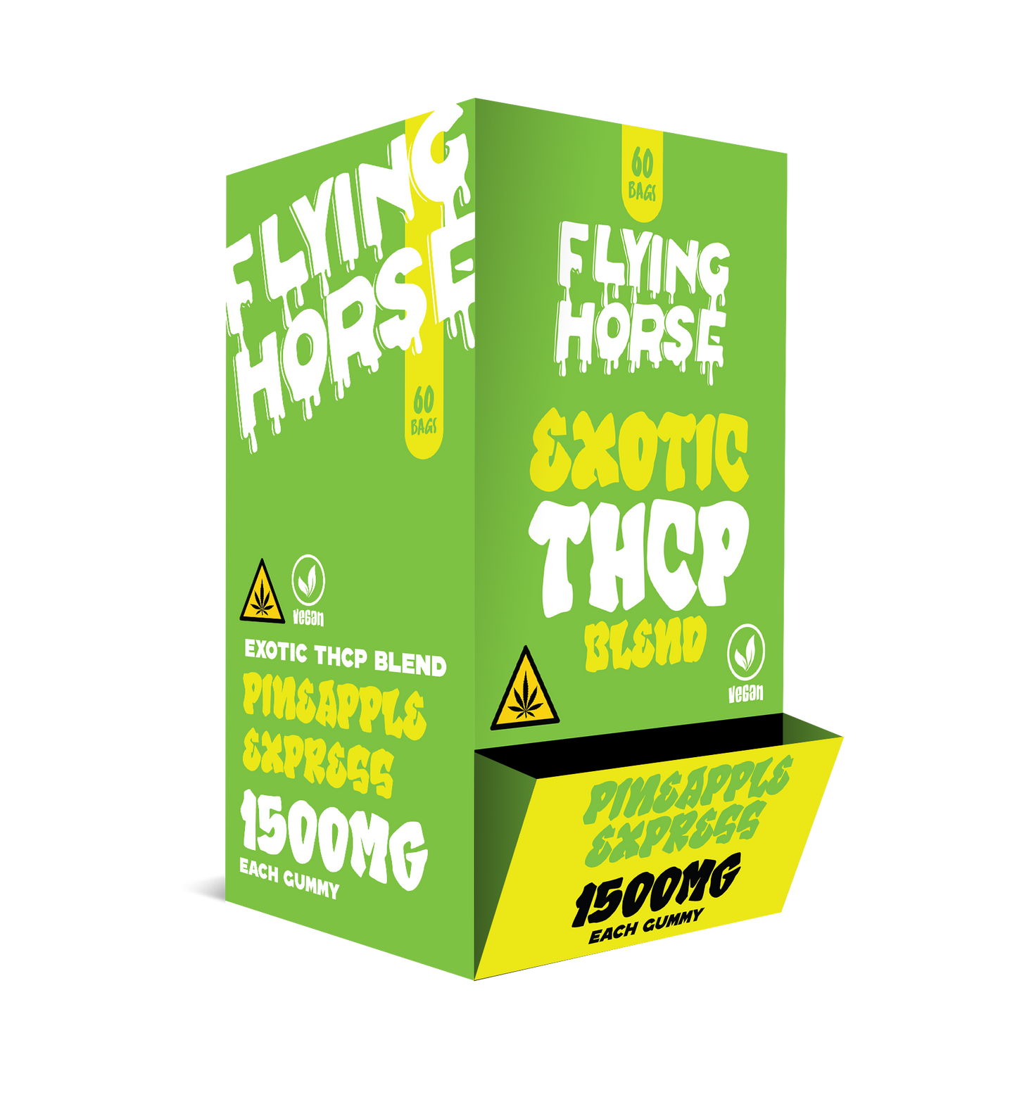 FLYING HORSE EXOTIC THCP 1500MG 60CT/BX