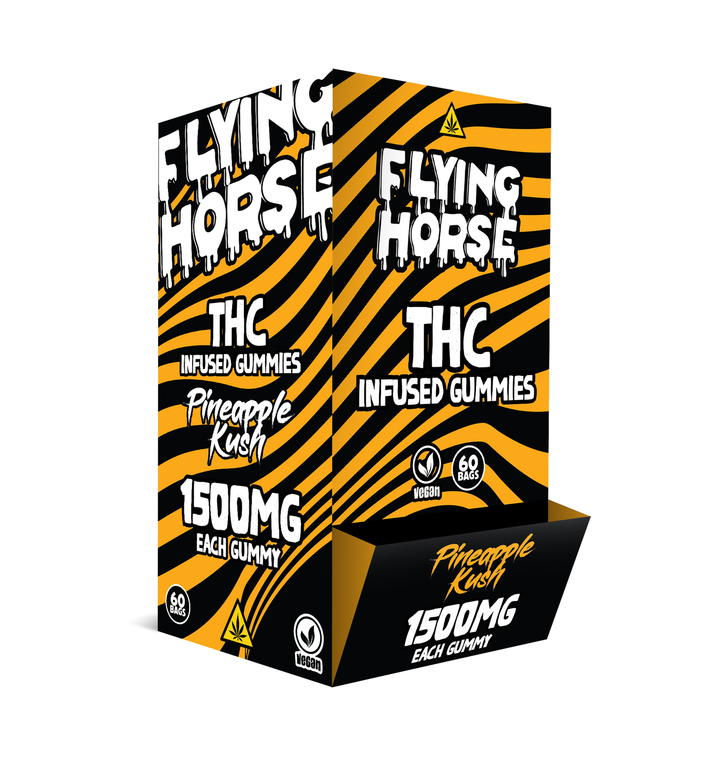 FLYING HORSE THC INFUSED GUMMIES 1500MG 60CT/BX