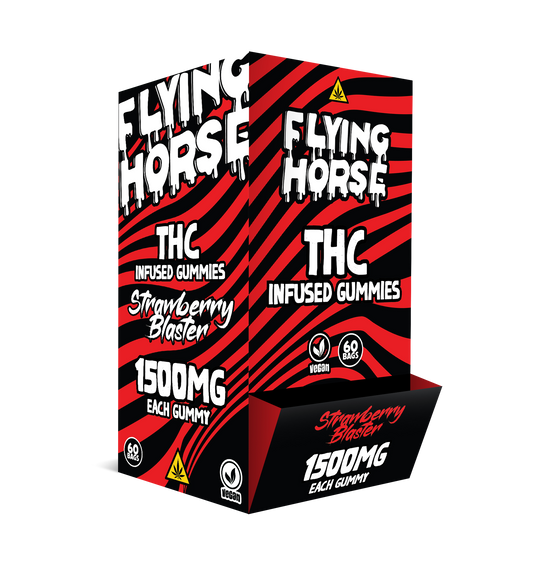 FLYING HORSE THC INFUSED GUMMIES 1500MG 60CT/BX