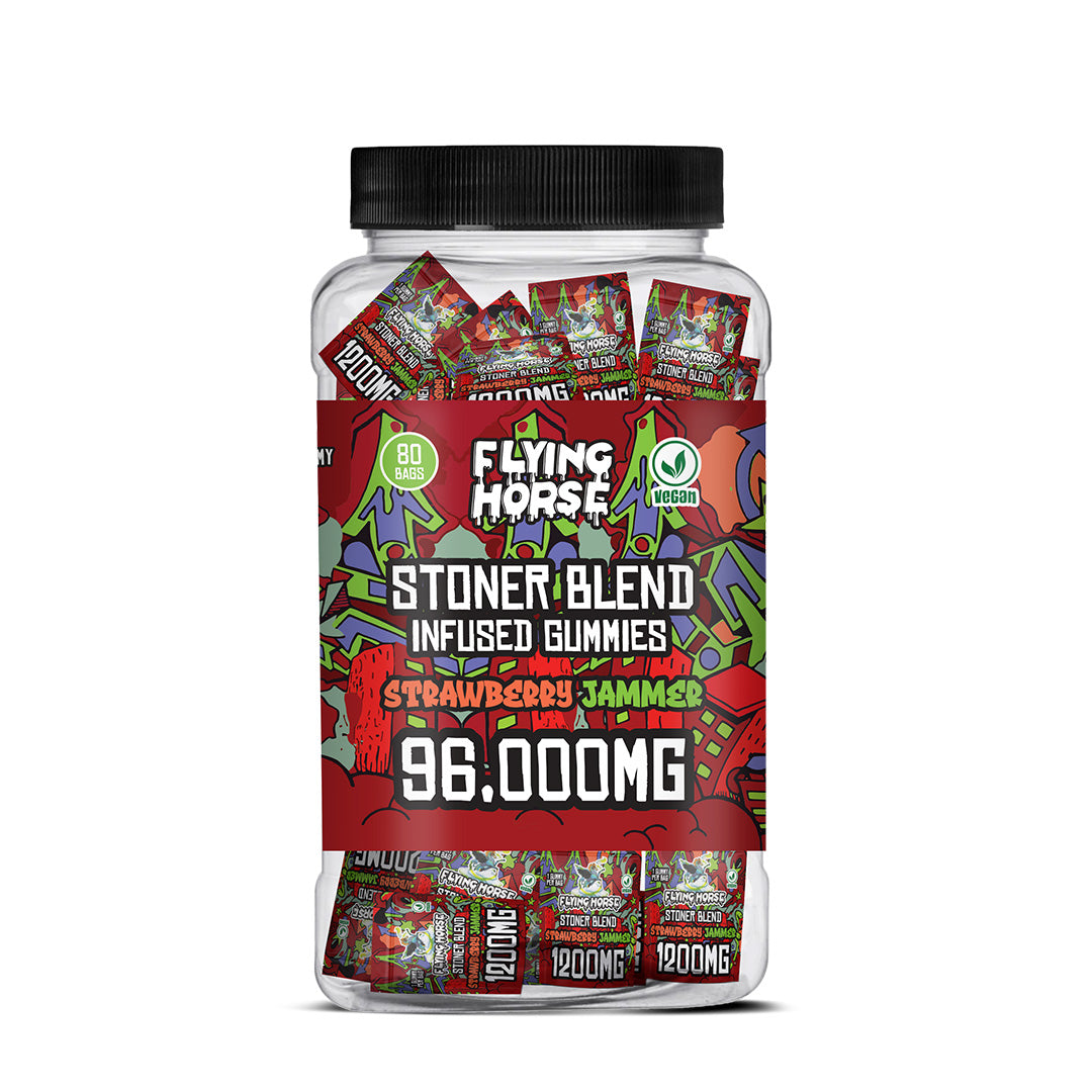 Stoner Blend 96000MG Gummies 80CT/Jar