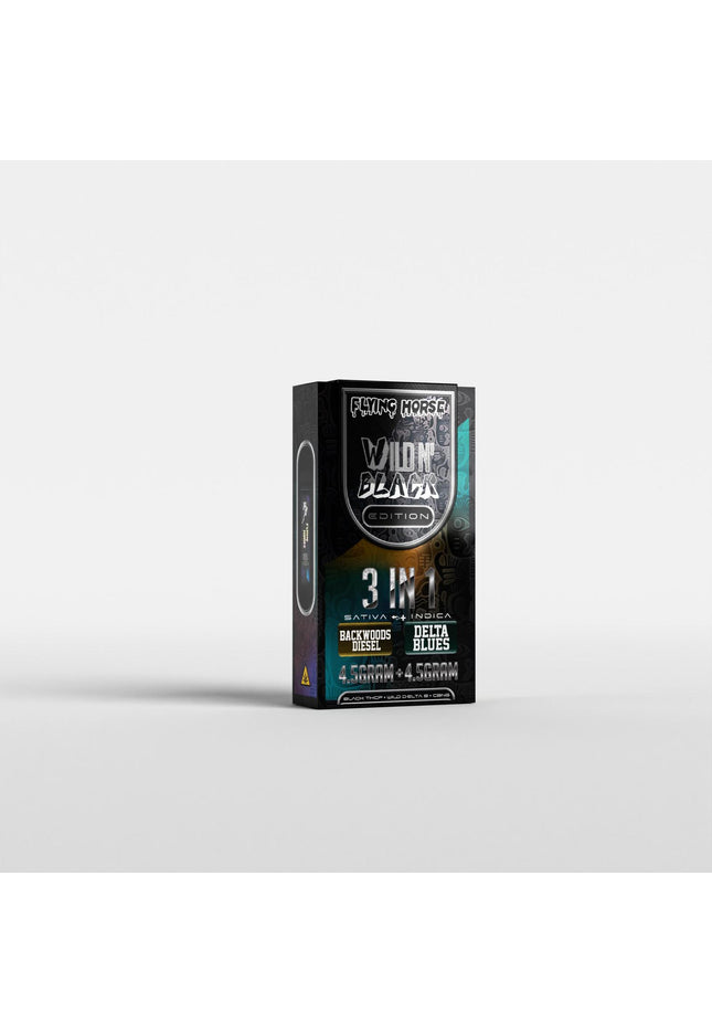 FLYING HORSE WILD N BLACK 9GM - 3 FLAVORS IN 1