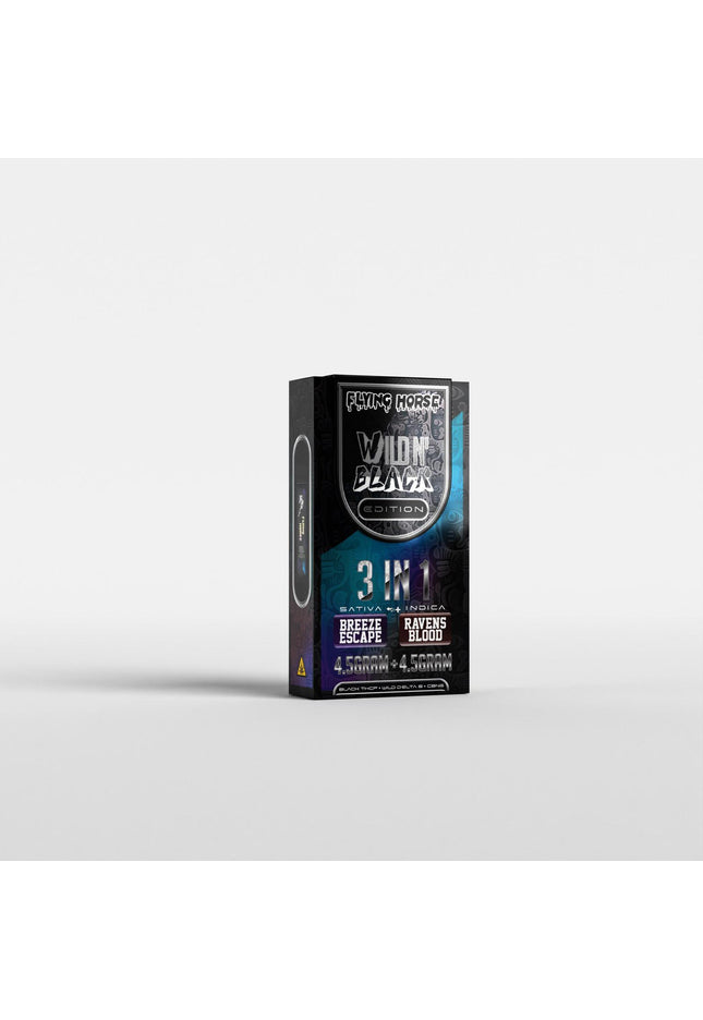 FLYING HORSE WILD N BLACK 9GM - 3 FLAVORS IN 1